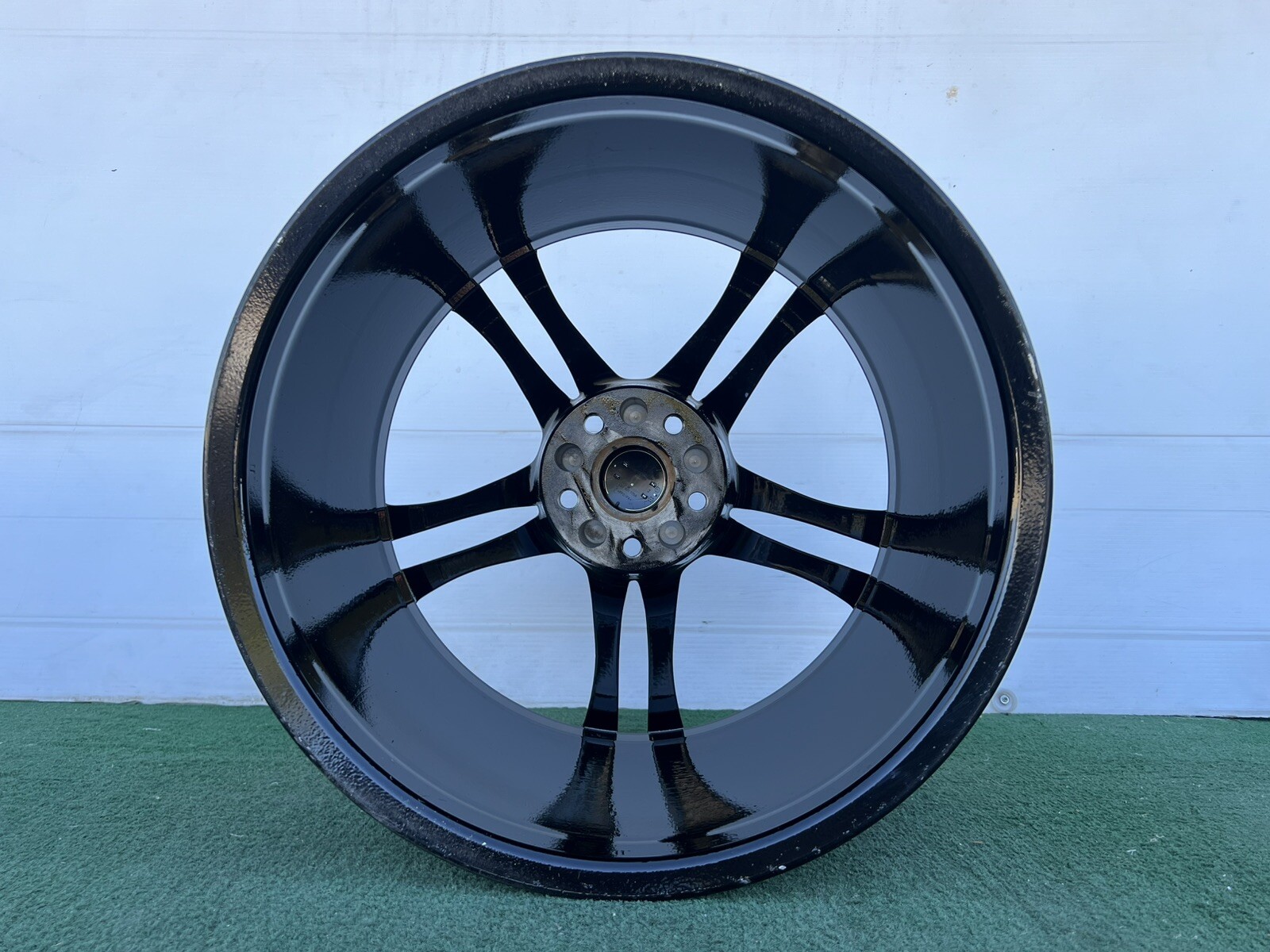 2008-14 AUDI R8 19" GLOSS BLACK GENUINE FACTORY ORIGINAL OEM WHEELS RIM SET OF 4