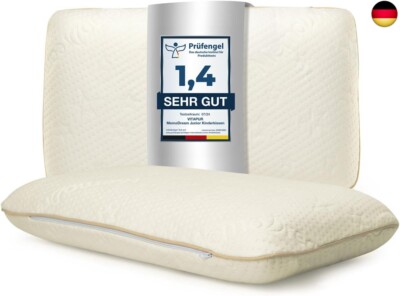 VITAPUR MemoDream Junior Kid's Kissen, Memory-Schaum, hypoallergen, weich,