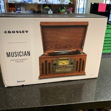 Crosley CR704D-PA Musician 3-Speed Turntable CD Player Inventory 105759-1
