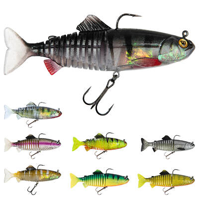 Fox Rage Replicant Jointed Gummifisch 18cm 80g Gummiköder Hecht Sinkend Köder