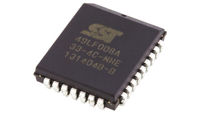 SST 49LF008A-33-4C-NHE 8 Mbit 1024Kbx8 3.3V PLCC-32 LPC Firmware Flash BIOS Chip