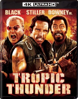 TROPIC THUNDER New 4K Ultra HD UHD Theatrical Cut + Blu-ray Directors Cut