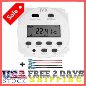 Jvr 12v Timer Switch For Solar Lights Chicken Coop Door