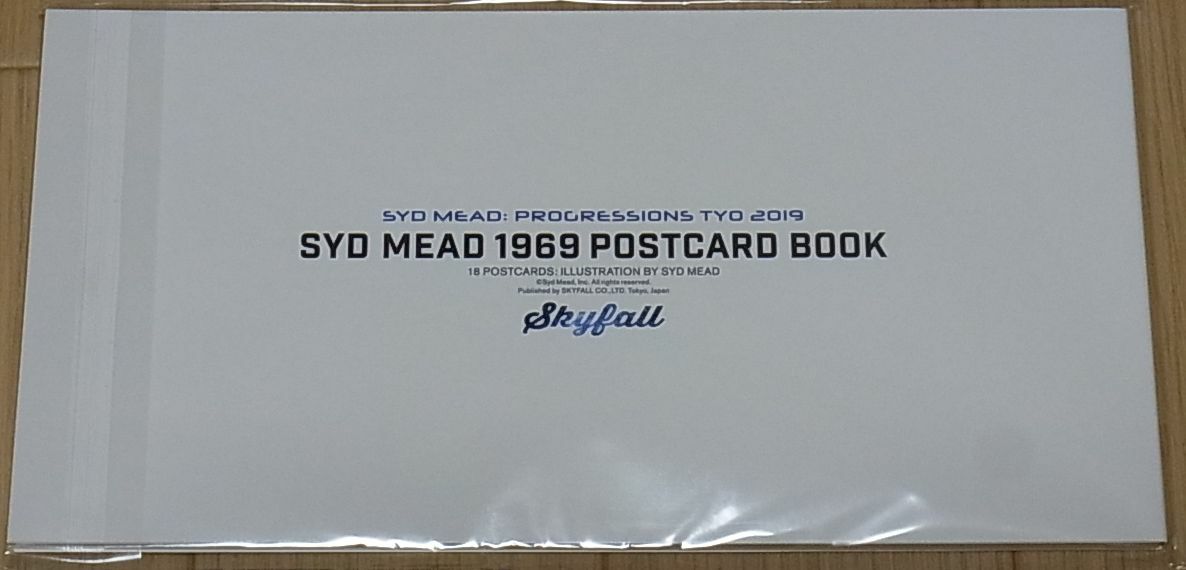 SYD MEAD Tokyo Exhibition PROGRESSIONS TYO 2019 POST CARD BOOK