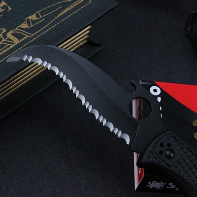 C12S Folding Pocket Knife High Quality D2 Blade Nylon Fiber Handle Outdoor Tool