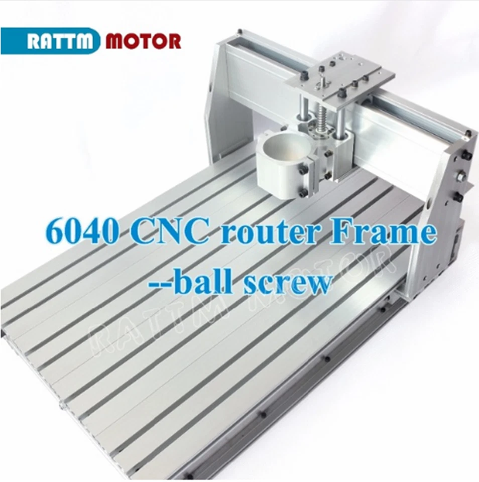 「ES」 DIY CNC Router 6040 Woodworking Table Engraving Milling Frame Machine Kit - Imagen 2 de 4