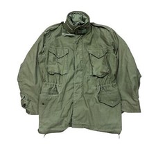 VTG 60s OG 107 M65 Hooded Military Jacket Men's Medium Scovill First Pattern