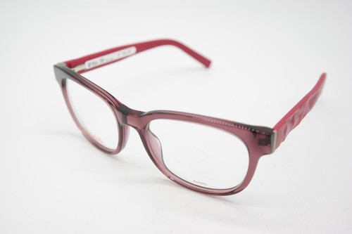 Gafas Hugo Boss BO 0237 violeta plata rojo ovalado montura gafas nuevas - Imagen 3 de 6