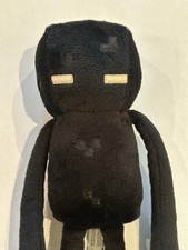 2014 Minecraft Enderman Black Stuffed Plush Toy 10" Mojang Gamer Biome Endermen