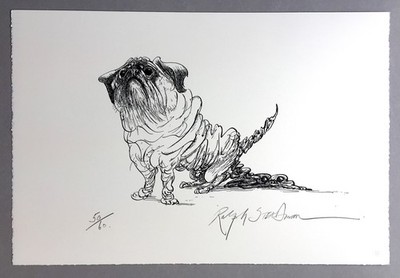 Ralph Steadman ''Poopsie'' - Gonzo Dog - Signed & Numbered Print Lt Ed #50 of 60