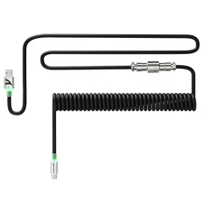 ATTACK SHARK C01Ultra Aviator Cable: TPU RGB, 8KHz, Durable, data/charge, 4.71Ft