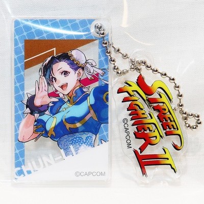 CAPCOM Store Official Holo Acrylic Keychan Chun-Li Street Fighter SF2 2026 New
