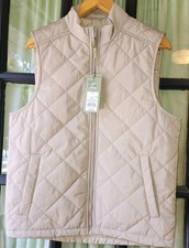 New W Tags Mens Puffer Vest Goodfellow Co Beige Sz S spring Utility Adventure