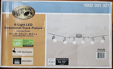 Hampton Bay 6-Light 4ft Chrome Integrated LED Track Lighting Kit Dimmable