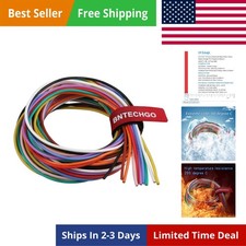 18 Gauge Silicone Wire Kit 10 Color Each 5 ft Flexible 18 AWG Stranded Tinned...