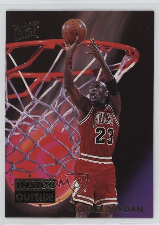 1993-94 Fleer Ultra Inside Outside Michael Jordan #4 HOF 0r77