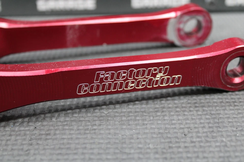 Honda CRF250R CRF450R 2012 conexión de fábrica billet rojo amortiguador basculante acoplamiento Foto 3 de 4