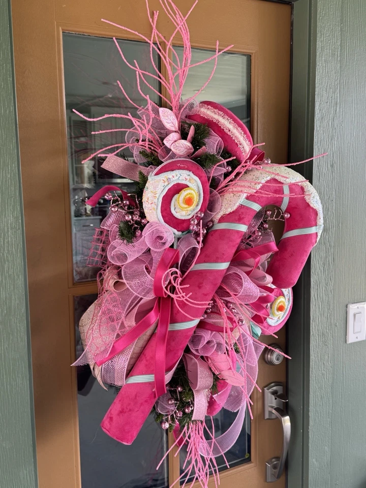 Swag festivo de férias em tons de rosa! - Imagem 2 de 4