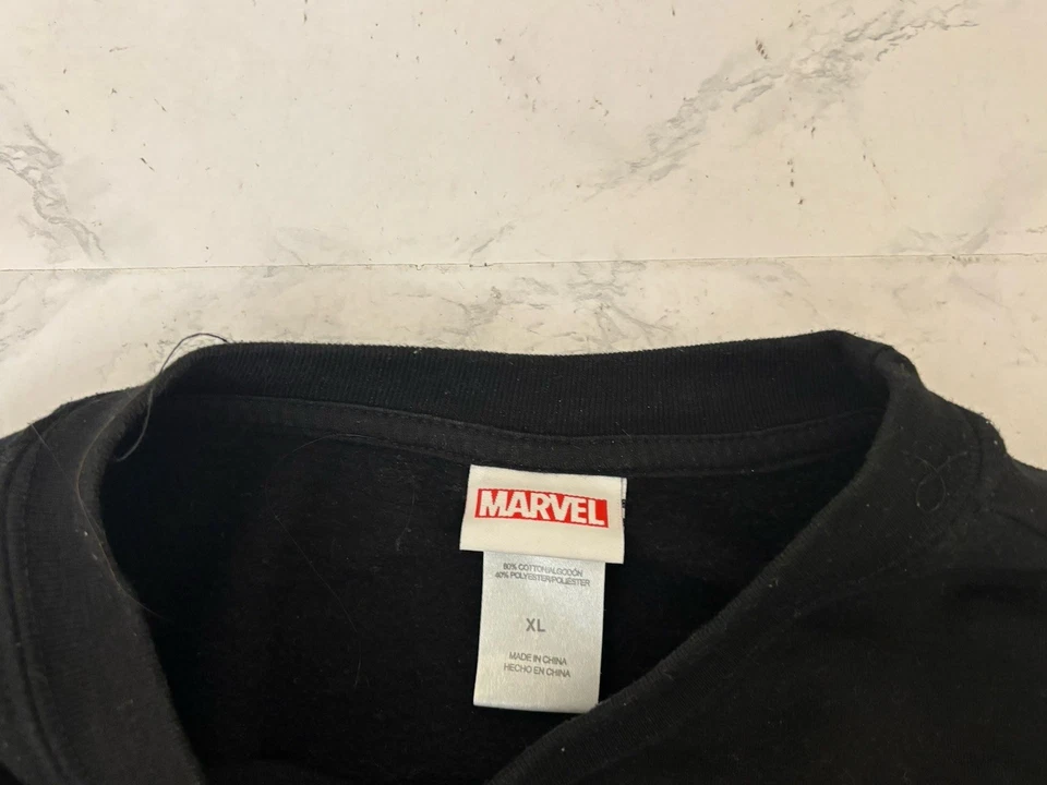 Marvel Sweatshirt Boys XL Sweater Long Sleeve Vintage Superhero Graphics R - Image 4 of 4