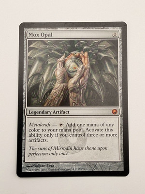 MTG Mox Opal Scars of Mirrodin SOM 179/249 Mythic Rare NM/LP