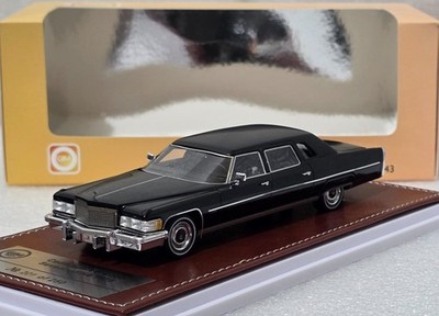 Cadillac Seventy-Five 75 Fleetwood Brougham Limousine 1976 Black 1:43 GLM 018b