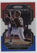 2022 Panini Prizm Tier II Red White & Blue Prizm Ivan Castillo #193 1a7j