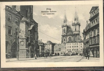 Prag Prahy Prague Rathaus Tein Kirche 