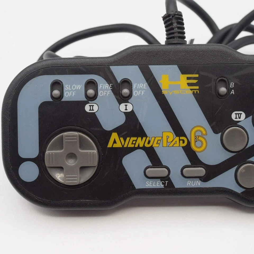 PC Engine Avenue Pad 6 Controller NAPD-1002 NEC Tested 6-Button Controller - Image 3 of 4