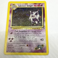 Pokémon Gym Heroes Unlimited Sabrina's Gengar 14/132 Holo Rare
