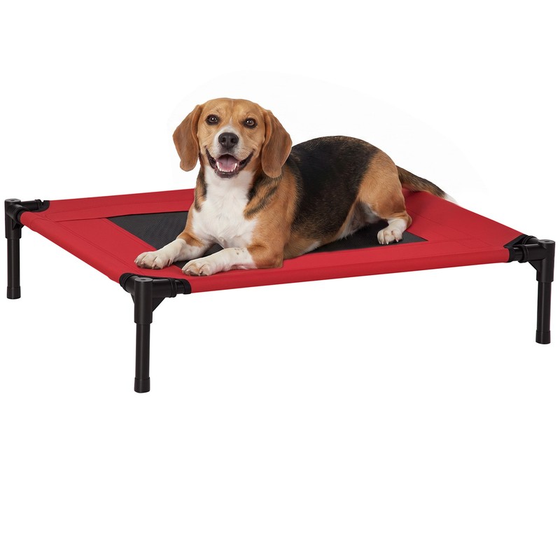Lit surélevé pour chiens chats animaux de compagnie tissu oxford textilène