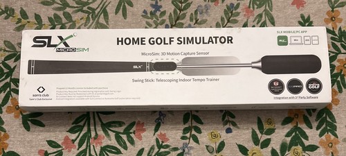 SwingLogic SLX MicroSim Indoor Golf Simulator - Black (TG100L)