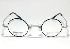 John Lennon Round Eyewear Glasses Frame JL-1128 c.2 Silver 39  25-143 W/Case
