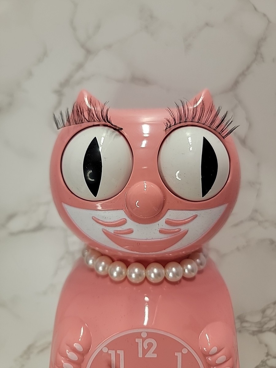 Pink Kit Cat klock Clock for parts or repair | eBay