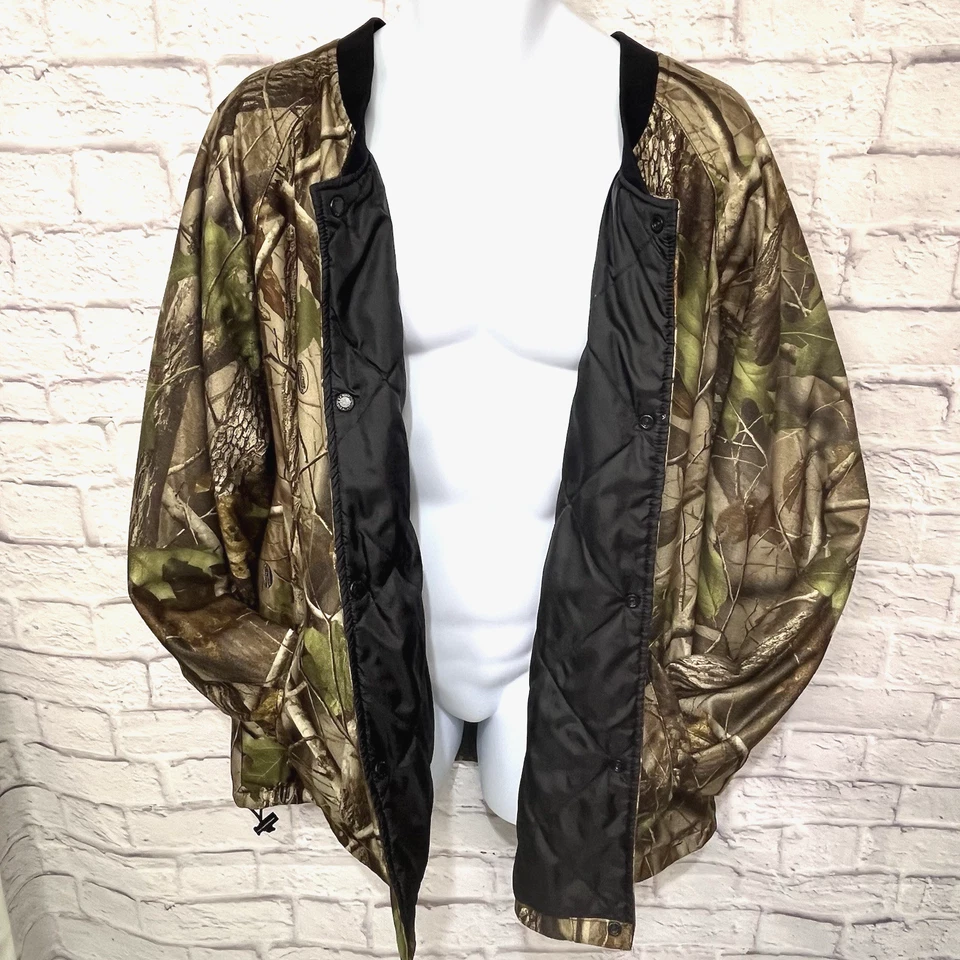 Vtg Stearns Dry Wear Camo Snap Jacket Men's Size XX Large Hunting Outdoors - Image 4 of 4