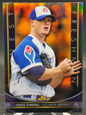  2011 Topps Finest FRESHMAN ROOKIE REFRACTOR Craig Kimbrel FFR15 ATLANTA BRAVES