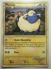 Mareep - 73/123 - Common - Pokémon TCG Heartgold & Soulsilver MP