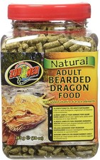 Zoo Med Adult Bearded Dragon Food With Added Vitamins 10-Ounce - 10 Pack