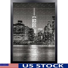 Classic Puzzle Frame Shatter-Resistant Panel Horizontal Vertical Photo Display