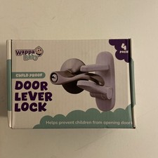Wappa Baby Child Proof Door Lever Lock 4 Pack Safety Locks Easy For Adults