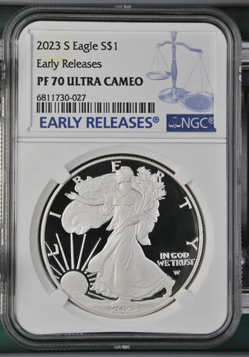 2023 S Bullion Silver Eagles NGC PF-70 ULTRA CAMEO Early Releases