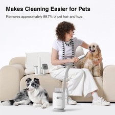 Neakasa P0 Pro Kit Toelettatura Animali Domestici per Cani Gatti Pet Aspirapolvere Spazzola Tagliabordi Aspirazione