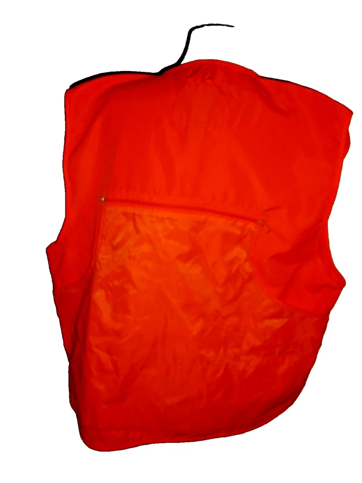 NWOT NEW Master Sportsman Bird Hunting Vest Zip Up Sleeveless Orange L Large - Image 4 of 4