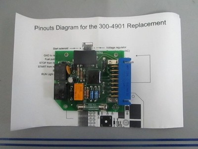 *NEW* 0820 Dinosaur Electronics Generator Circuit Board O4900142 Rep: 300-4901