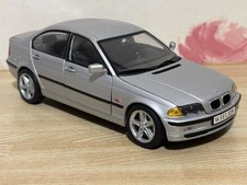 1 18 BMW 328i Silver miniature car Welly Silver vintage