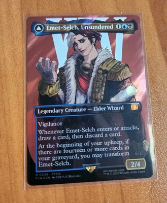 Magic MTG Emet-Selch, Unsundered Hades FIN 0539 Borderless Surge