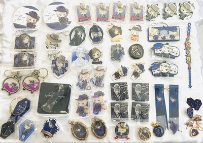 Twisted Wonderland Rook Hunt Badge Strap Keychain Acrylic stand set Bulk Japan