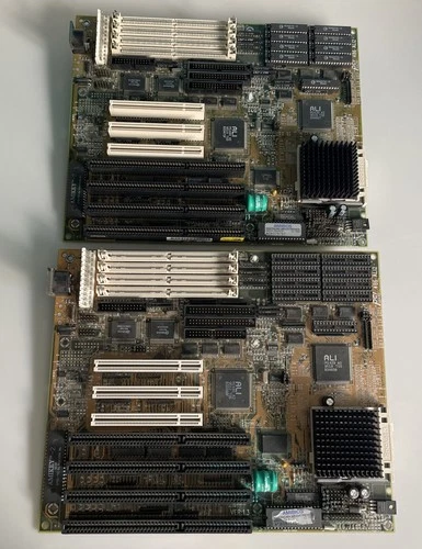 2 x Vintage Intel 486 DX Motherboard with Amibios.