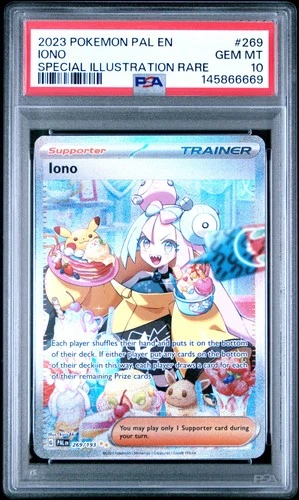 2023 POKEMON PAL EN-PALDEA EVOLVED SPECIAL ILLUSTRATION RARE #269 IONO PSA 10