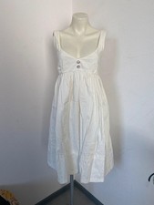 Zara mini dress cream size S bh25