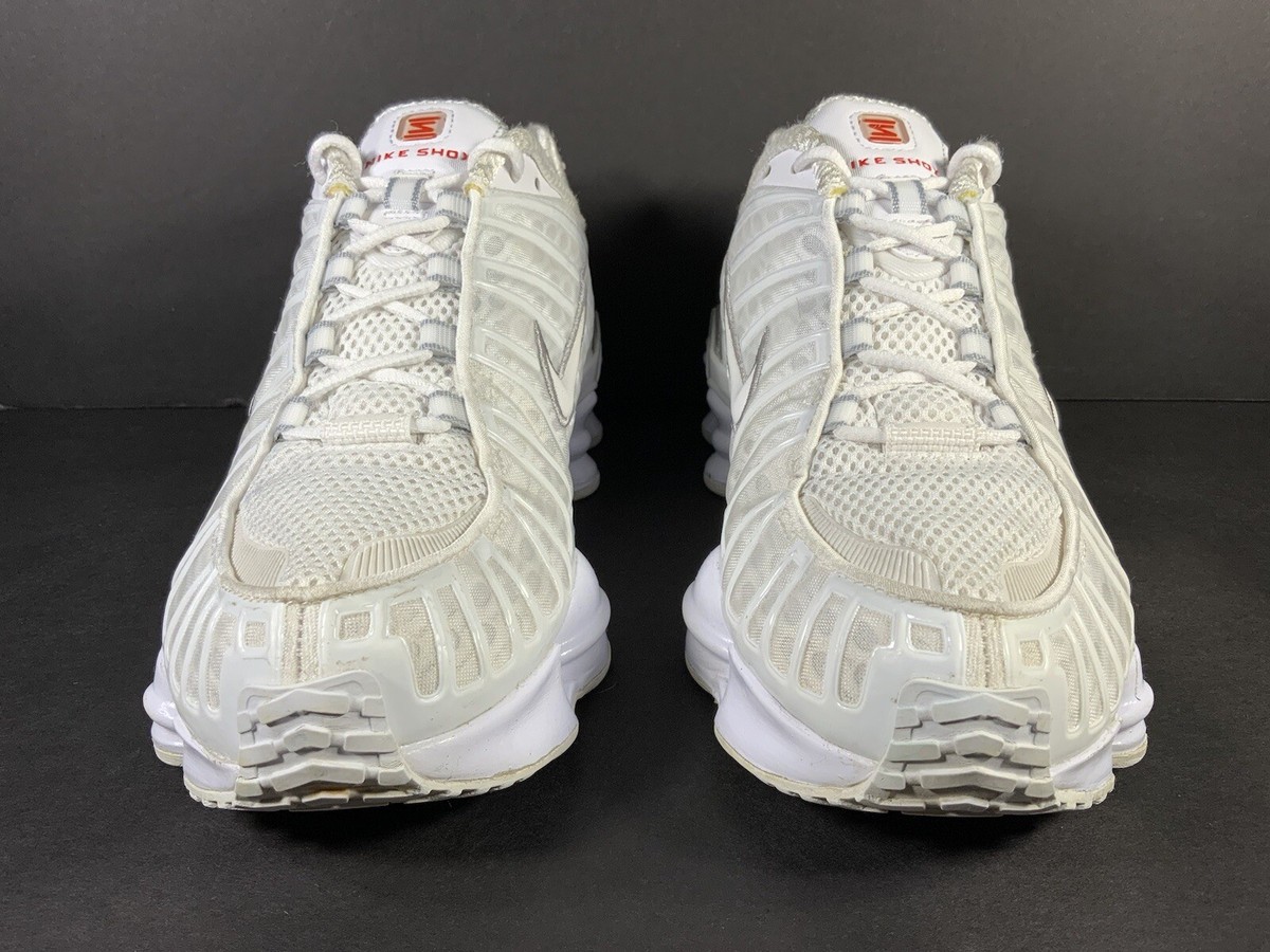 Nike Shox TL White Metallic Silver Grey Mens Size 8 AV3595 Nike Shox TL White Metallic Silver Grey Mens Size 8 AV3595